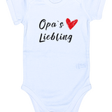 Baby-Body kurzarm, Opa´s Liebling