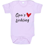 Baby-Body kurzarm, Opa´s Liebling
