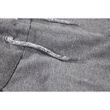 Kinder Stoff-Short Grau