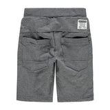 Kinder Stoff-Short Grau