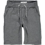 Kinder Stoff-Short Grau