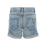 Kinder Jeans-Short mit Perlen