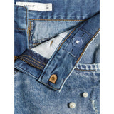 Kinder Jeans-Short mit Perlen