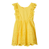 Kleid mit Loch-Stickmuster