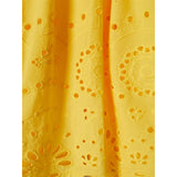 Kleid mit Loch-Stickmuster