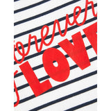 Maxikleid "Love" gestreift